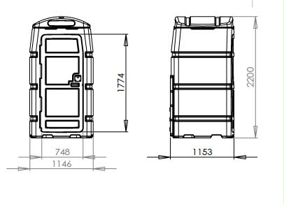Flushable Portable toilet